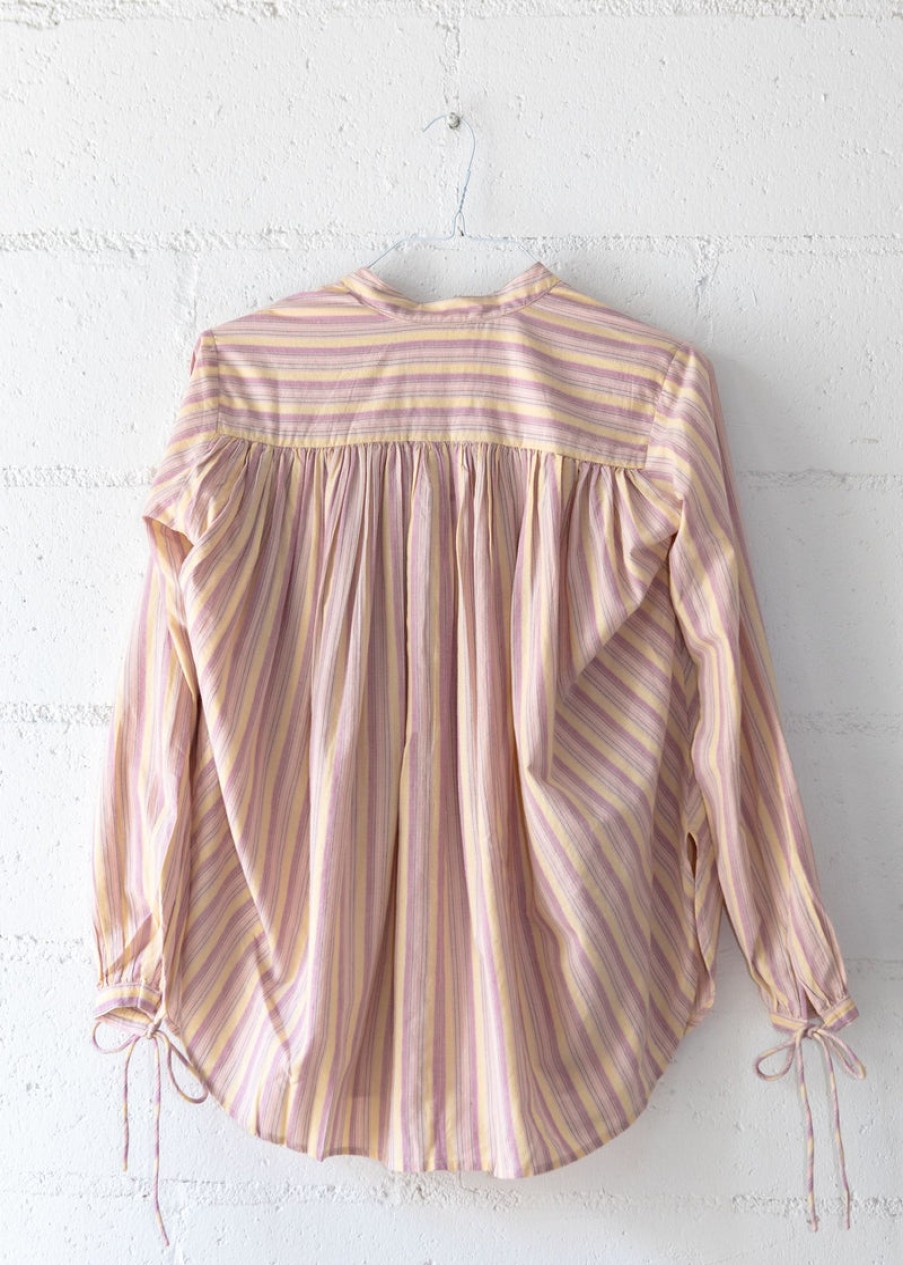 Fashion Laurence Bras Tops | New Cigar Shirt, From Laurence Bras Yel Pink